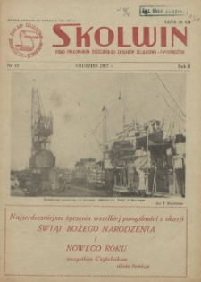 Skolwin : pismo pracowników Szczecińskich Zakładów Celulozowo-Papierniczych. R.3, 1957 nr 32