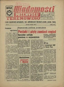 Wiadomości Przemysłu Terenowego : organ rad zakładowych przedsiębiorstw przemysłu terenowego woj. szczecińskiego. 1956 nr 11