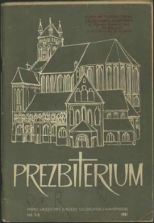 Prezbiterium. 1987 nr 1-3