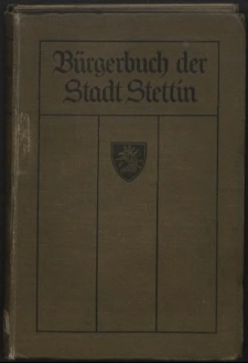 Bürgerbuch der Stadt Stettin