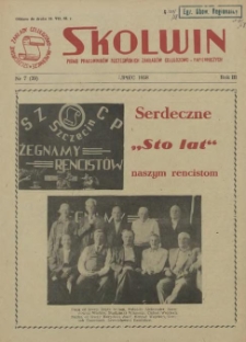 Skolwin : pismo pracowników Szczecińskich Zakładów Celulozowo-Papierniczych. R.3, 1958 nr 7