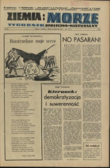 Ziemia i Morze : tygodnik społeczno-kulturalny. R.1, 1956 nr 24