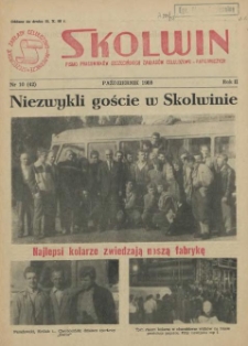 Skolwin : pismo pracowników Szczecińskich Zakładów Celulozowo-Papierniczych. R.3, 1958 nr 10