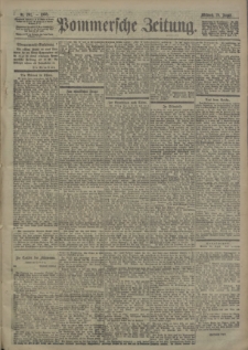 Pommersche Zeitung : organ für Politik und Provinzial-Interessen. 1900 Nr. 201