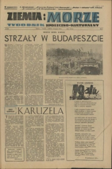 Ziemia i Morze : tygodnik społeczno-kulturalny. R.1, 1956 nr 25