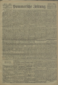 Pommersche Zeitung : organ für Politik und Provinzial-Interessen. 1900 Nr. 234