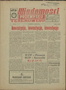 Wiadomości Przemysłu Terenowego : organ rad zakładowych przedsiębiorstw przemysłu terenowego woj. szczecińskiego. 1957 nr 25