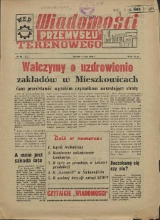 Wiadomości Przemysłu Terenowego : organ rad zakładowych przedsiębiorstw przemysłu terenowego woj. szczecińskiego. 1958 nr 32
