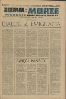 Ziemia i Morze : tygodnik społeczno-kulturalny. R.1, 1956 nr 28