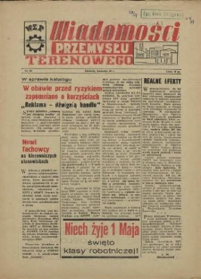 Wiadomości Przemysłu Terenowego : organ rad zakładowych przedsiębiorstw przemysłu terenowego woj. szczecińskiego. 1958 nr 35