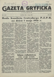 Gazeta Gryficka. R.3, 1954 nr 7