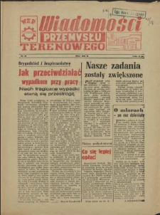Wiadomości Przemysłu Terenowego : organ rad zakładowych przedsiębiorstw przemysłu terenowego woj. szczecińskiego. 1958 nr 36
