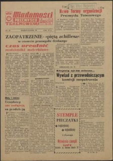 Wiadomości Przemysłu Terenowego : organ rad zakładowych przedsiębiorstw przemysłu terenowego woj. szczecińskiego. 1958 nr 39