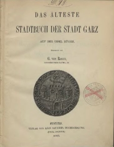 Das Baurecht in der Provinz Pommern : eine Sammlung der hierauf bezüglichen Gesetze, Ausführungs-Bestimmungen, Polizei-Verordnungen und Ortsstatuten