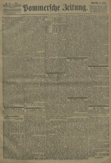 Pommersche Zeitung : organ für Politik und Provinzial-Interessen. 1901 Nr. 84