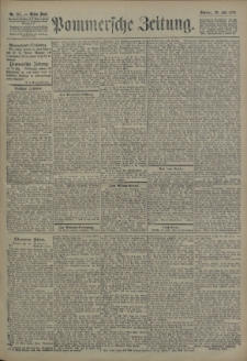 Pommersche Zeitung : organ für Politik und Provinzial-Interessen. 1906 Nr. 175 Blatt 1