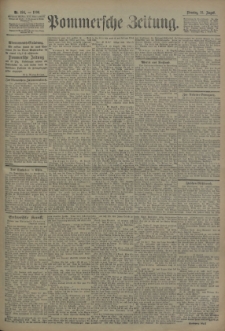 Pommersche Zeitung : organ für Politik und Provinzial-Interessen. 1906 Nr. 194