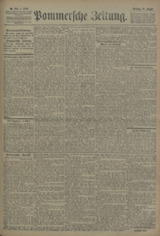 Pommersche Zeitung : organ f&uuml;r Politik und Provinzial-Interessen. 1906 Nr. 197