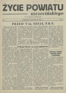 Życie Powiatu Szczecińskiego. R.1, 1952 nr 5