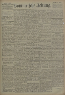 Pommersche Zeitung : organ für Politik und Provinzial-Interessen. 1906 Nr. 200