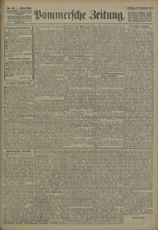 Pommersche Zeitung : organ für Politik und Provinzial-Interessen. 1906 Nr. 218