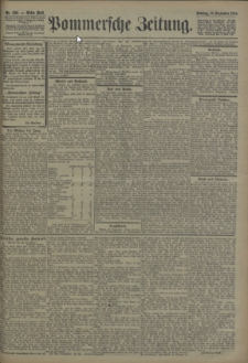 Pommersche Zeitung : organ für Politik und Provinzial-Interessen. 1906 Nr. 230