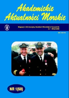 Akademickie Aktualności Morskie : Magazyn Informacyjny Akademii Morskiej w Szczecinie. 2009, 1(60)