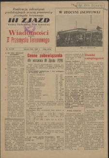Wiadomości Przemysłu Terenowego : organ rad zakładowych przedsiębiorstw przemysłu terenowego woj. szczecińskiego. 1959 nr 43