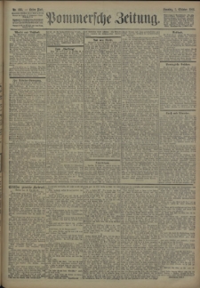 Pommersche Zeitung : organ für Politik und Provinzial-Interessen. 1906 Nr. 236