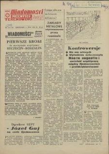 Wiadomości Przemysłu Terenowego : organ rad zakładowych przedsiębiorstw przemysłu terenowego woj. szczecińskiego. 1959