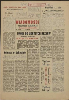 Wiadomości Przemysłu Terenowego : organ rad zakładowych przedsiębiorstw przemysłu terenowego woj. szczecińskiego. 1960 nr 51