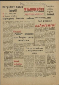Wiadomości Przemysłu Terenowego : organ rad zakładowych przedsiębiorstw przemysłu terenowego woj. szczecińskiego. 1960 nr 52