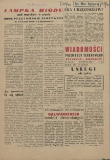Wiadomości Przemysłu Terenowego : organ rad zakładowych przedsiębiorstw przemysłu terenowego woj. szczecińskiego. 1960 nr 53