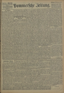 Pommersche Zeitung : organ für Politik und Provinzial-Interessen. 1906 Nr. 271 Blatt 1
