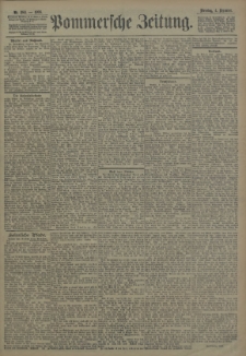 Pommersche Zeitung : organ für Politik und Provinzial-Interessen. 1906 Nr. 283