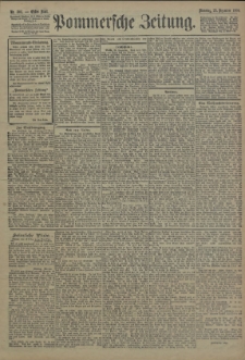 Pommersche Zeitung : organ für Politik und Provinzial-Interessen. 1906 Nr. 301 Blatt 1
