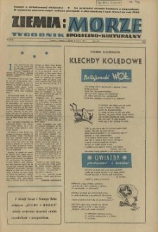 Ziemia i Morze : tygodnik społeczno-kulturalny. R.1, 1956 nr 31-32