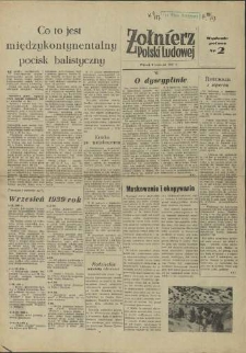 Żołnierz Polski Ludowej. 1957 nr 2