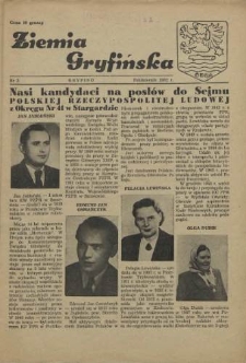 Ziemia Gryfińska. 1952 nr 3