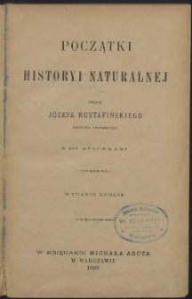 Początki historyi naturalnej