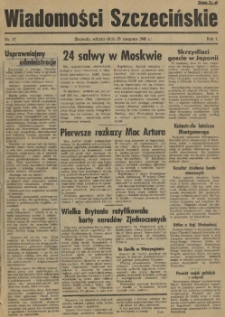 Wiadomości Szczecińskie : biuletyn Urzędu Informacji i Propagandy na Okręg Pomorze Zachodnie. R.1, 1945 nr 17