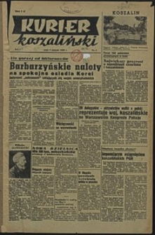 Kurier Koszaliński. 1950, sierpień, nr 1
