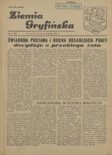 Ziemia Gryfińska. 1954 nr 4