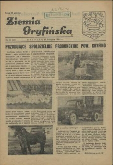 Ziemia Gryfińska. 1954 nr 11