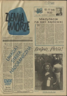 Ziemia i Morze : tygodnik społeczno-kulturalny. R.2, 1957 nr 3