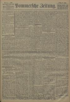 Pommersche Zeitung : organ für Politik und Provinzial-Interessen. 1902 Nr. 74