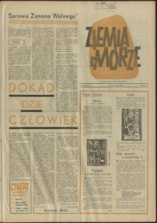 Ziemia i Morze : tygodnik społeczno-kulturalny. R.2, 1957 nr 4
