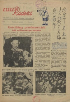 Express Radości : Pałac Młodzieży im. Wielkiej Rewolucji Październikowej. 1955 nr 1