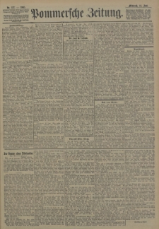 Pommersche Zeitung : organ für Politik und Provinzial-Interessen. 1905 Nr. 137