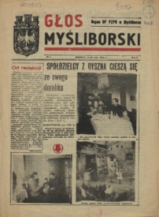 Głos Myśliborski : organ KP PZPR w Myśliborzu. R.1, 1956 nr 1